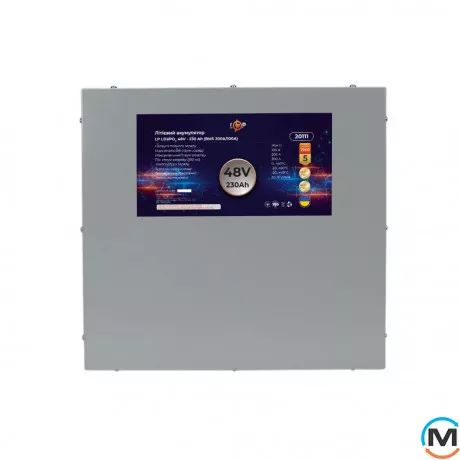Аккумулятор LogicPower LiFePO4 48V (51,2V) - 230 Ah (11776Wh) (BMS 200A/100A) металл, фото , изображение 2