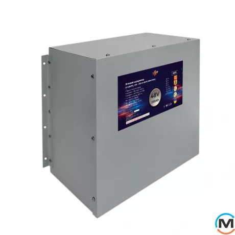 Аккумулятор LogicPower LiFePO4 48V (51,2V) - 230 Ah (11776Wh) (BMS 200A/100A) металл, фото , изображение 3