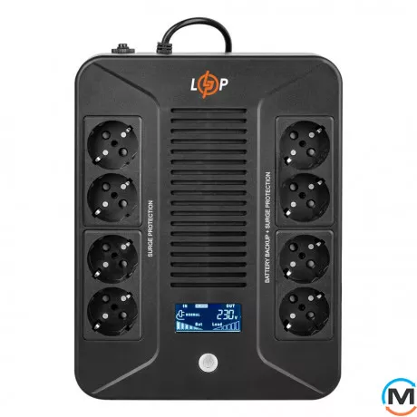 Линейно-интерактивное LogicPower ИБП LP-600VA-8PS (360Вт), фото 