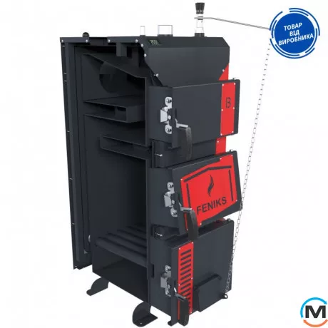 Твердопаливний котел Feniks серія NEW 50 кВт механіка, Теплова потужність (кВт): 50, фото , зображення 5