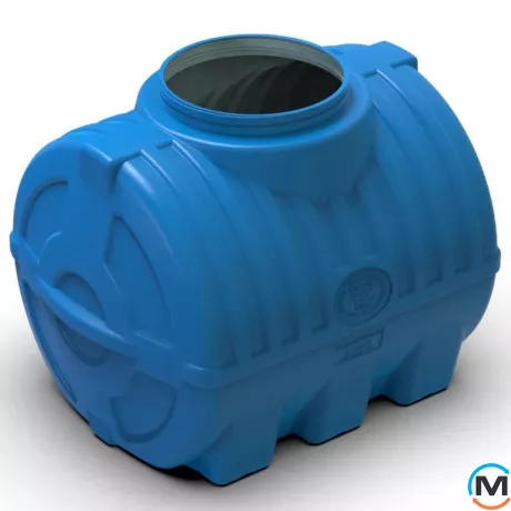 Місткість накопичувальна Євро Пласт харчова 850*610*670 3-ш синя 200 л. горизонтальна, фото , зображення 3