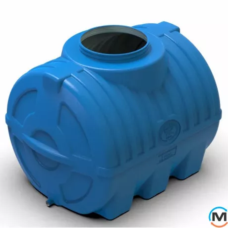 Емкость накопительная Евро Пласт пищевая 1000*700*755 3-ш синяя 300 л. горизонтальная, фото , изображение 3