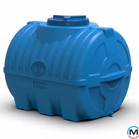 Емкость накопительная Евро Пласт пищевая 1000*700*755 3-ш синяя 300 л. горизонтальная, фото 