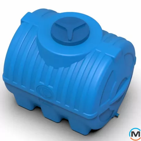 Емкость накопительная Евро Пласт пищевая 1180*800*880 3-ш синяя 500 л. горизонтальная, фото , изображение 2