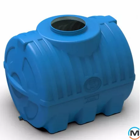 Емкость накопительная Евро Пласт пищевая 1180*800*880 3-ш синяя 500 л. горизонтальная, фото , изображение 3