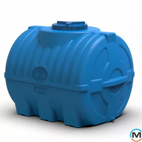 Емкость накопительная Евро Пласт пищевая 1180*800*880 3-ш синяя 500 л. горизонтальная, фото 