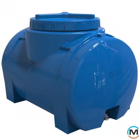 Емкость накопительная Евро Пласт пищевая Стандартная 700*450*520 2-ш. синяя 100 л. горизонтальная, фото 