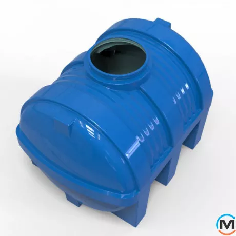 Емкость накопительная Евро Пласт пищевая Стандартная 1430*1050*1130 2-ш. синяя 1000 л. горизонтальная, фото , изображение 3