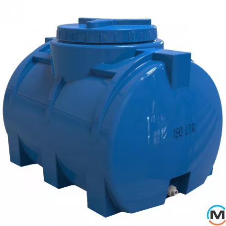 Ємність накопичувальна Євро Пласт харчова Стандартна 760*540*600 2-ш. синя 150 л. горизонтальна, фото 