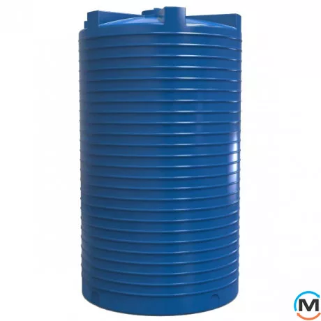 Ємність накопичувальна Євро Пласт харчова Стандартна Ø 2400*4150 2-ш. синя 17500 л. вертикальна, фото 