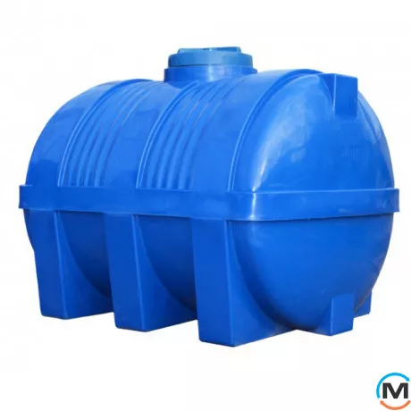 Емкость накопительная Евро Пласт пищевая Стандартная 1770*1320*1380 2-ш. синяя 2000 л. горизонтальная, фото 