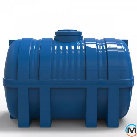 Ємність накопичувальна Євро Пласт харчова Стандартна 2560*1650*1800 2-ш. синя 5000 л. горизонтальна, фото , зображення 5