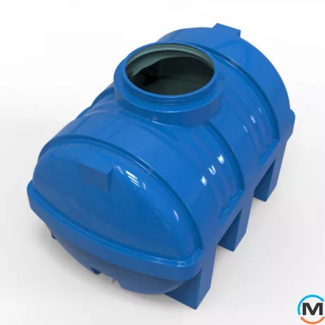 Емкость накопительная Евро Пласт пищевая Стандартная 1260*960*1000 2-ш. синяя 750 л. горизонтальная, фото , изображение 2