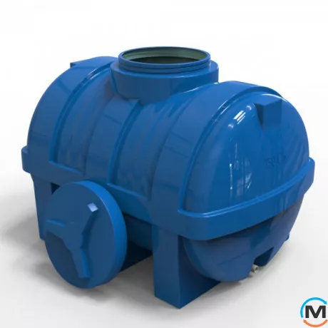 Емкость накопительная Евро Пласт пищевая Стандартная 1260*960*1000 2-ш. синяя 750 л. горизонтальная, фото , изображение 4