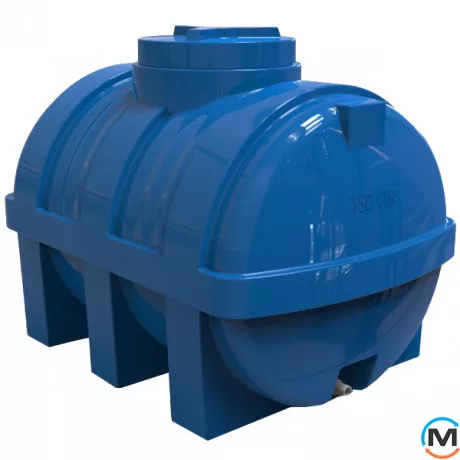 Емкость накопительная Евро Пласт пищевая Стандартная 1260*960*1000 2-ш. синяя 750 л. горизонтальная, фото 