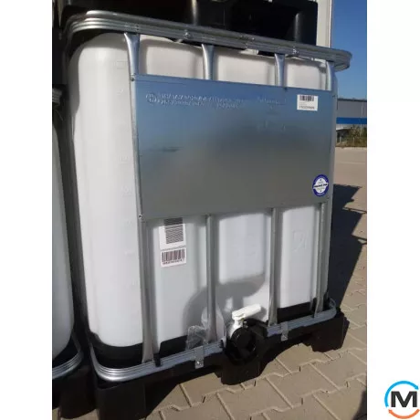 Емкость накопительная Евро Пласт пищевая Еврокуб 1200*1000*1160 1-ш белый 1000 л. для транспортировки., фото , изображение 2