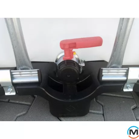 Емкость накопительная Евро Пласт пищевая Еврокуб 1200*1000*1160 1-ш белый 1000 л. для транспортировки., фото , изображение 3