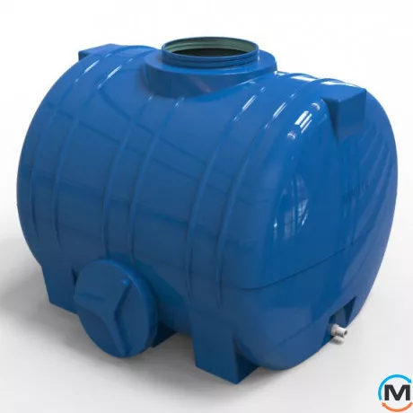 Ємність накопичувальна Євро Пласт харчова І 1240 * 1040 * 1030 2-ш. синя 1000 л. горизонтальна, фото , зображення 2