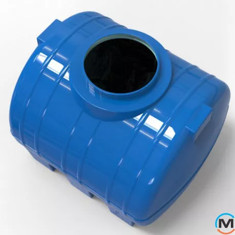 Емкость накопительная Евро Пласт пищевая И 1000*850*850 2-ш. синяя 500 л. горизонтальная, фото , изображение 3