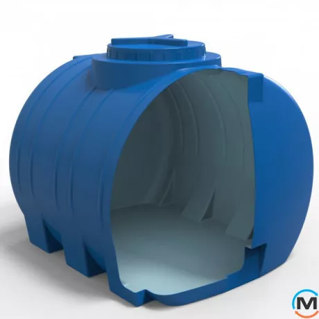 Емкость накопительная Евро Пласт пищевая И 1000*850*850 2-ш. синяя 500 л. горизонтальная, фото , изображение 5