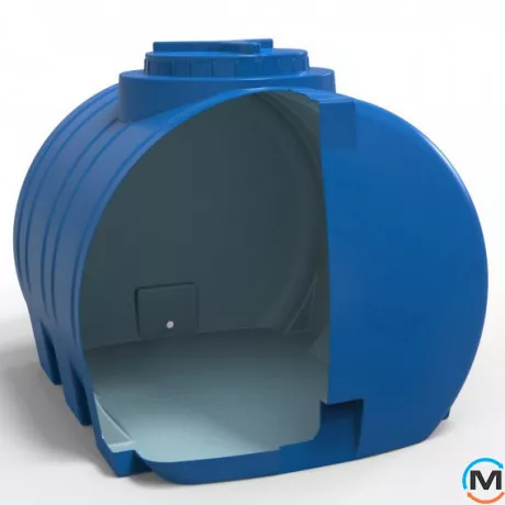 Емкость накопительная Евро Пласт пищевая И 1000*850*850 2-ш. синяя 500 л. горизонтальная, фото , изображение 6