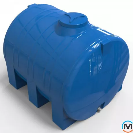 Емкость накопительная Евро Пласт пищевая И 2400*1830*1900 2-ш. синяя 5000 л. горизонтальная, фото , изображение 4