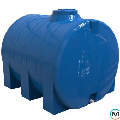 Емкость накопительная Евро Пласт пищевая И 2400*1830*1900 2-ш. синяя 5000 л. горизонтальная, фото 