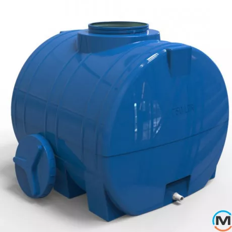 Ємність накопичувальна Євро Пласт харчова І 1060 * 980 * 970 2-ш. синя 750 л. горизонтальна, фото , зображення 6