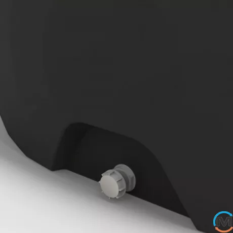 Емкость накопительная Евро Пласт пищевая КАС (тр.) 2130*1877*1342 2-ш черная 3200 л. для транспортировки, фото , изображение 4