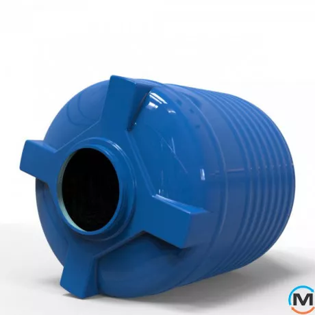 Емкость накопительная Евро Пласт пищевая Конус Ø1060*1660 2-ш синяя 1000 л., фото , изображение 2