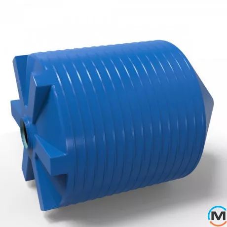 Місткість накопичувальна Євро Пласт харчова Конус Ø2400*3470 2-ш синя 11500 л., фото , зображення 2