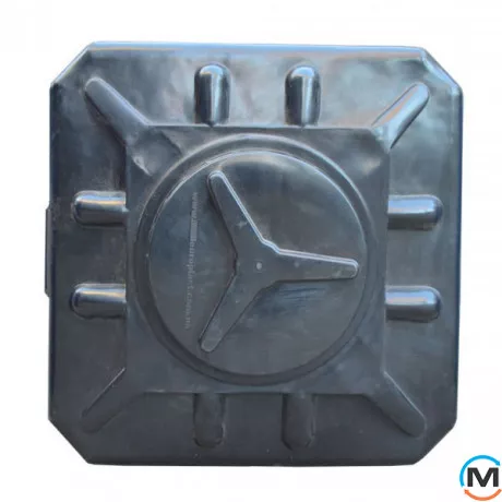 Емкость накопительная Евро Пласт пищевая Куб 860*860*470 2-ш. синяя 300 л. прямоугольная, фото , изображение 5