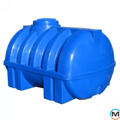 Емкость накопительная Евро Пласт пищевая Ребро 1910*1250*1130 2-ш. синяя 1500 л. горизонтальная, фото , изображение 4