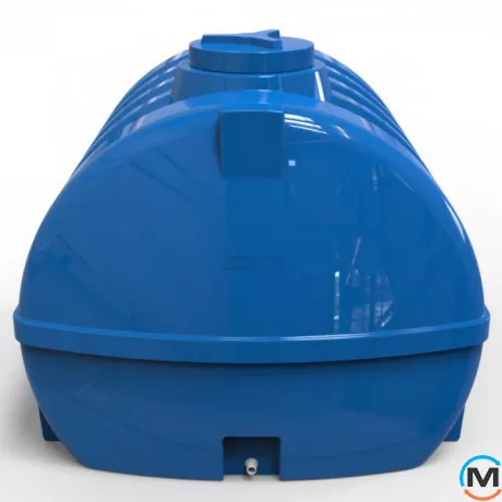 Емкость накопительная Евро Пласт пищевая Ребро 1970*1600*1380 2-ш. синяя 2000 л. горизонтальная, фото , изображение 4