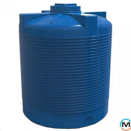 Емкость накопительная Евро Пласт пищевая Стандартная Z Ø 1350*1620 2-ш. синяя 2000 л. вертикальная, фото 
