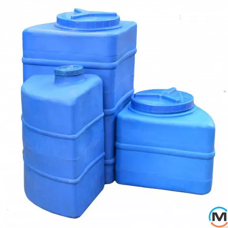 Місткість накопичувальна Євро Пласт харчова Кутова 550*500 2-ш синя 100 л. кутова, фото , зображення 2