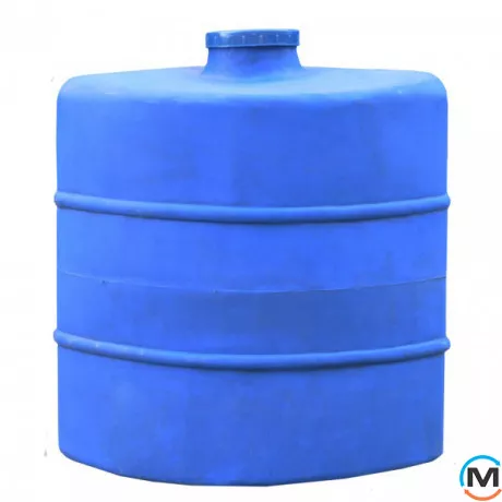 Емкость накопительная Евро Пласт пищевая Угловая 550*940 2-ш синяя 200 л. угловая, фото 