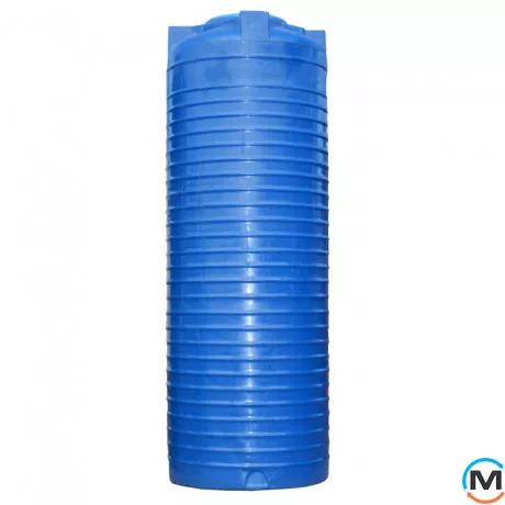 Емкость накопительная Евро Пласт пищевая Высокая Ø 790*2280 2-ш. синяя 1000 л. вертикальная, фото , изображение 7