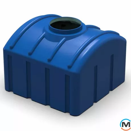 Емкость накопительная Евро Пласт пищевая Высокая 960*970*760 2-ш. синяя 500 л. прямоугольная, фото , изображение 3