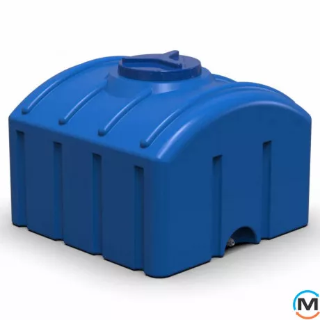 Емкость накопительная Евро Пласт пищевая Высокая 960*970*760 2-ш. синяя 500 л. прямоугольная, фото 