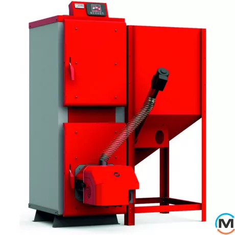 Пелетний котел Heiztechnik HIT PELLET DUO PellHard PLUS 25, Теплова потужність (кВт): 25, Варіант: Самоочищення пальника, фото 