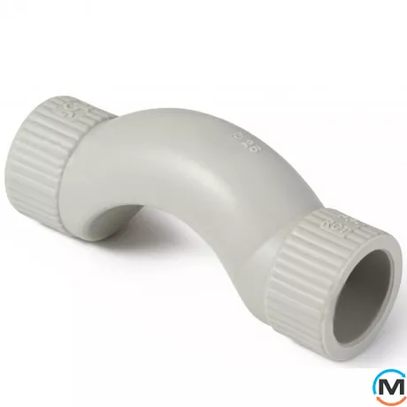 Обведення ASG 25 ППР (Сірий), Діаметр (мм): 25, фото 