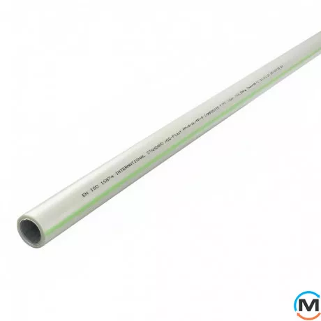 Труба ASG композит 25х4, 2 ППР (Сірий), Тип труби: Алюміній, Колір: Сірий, Призначення труб: Универсальная, Діаметр (мм): 25, фото , зображення 3