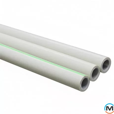 Труба ASG композит 63х7, 8 ППР (Сірий), Тип труби: Алюміній, Колір: Сірий, Призначення труб: Универсальная, Діаметр (мм): 63, фото 