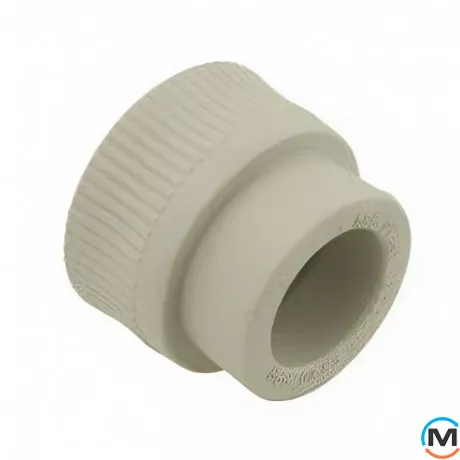 Муфта ППР (Сірий) 90х3" ВР ASG, фото , зображення 2