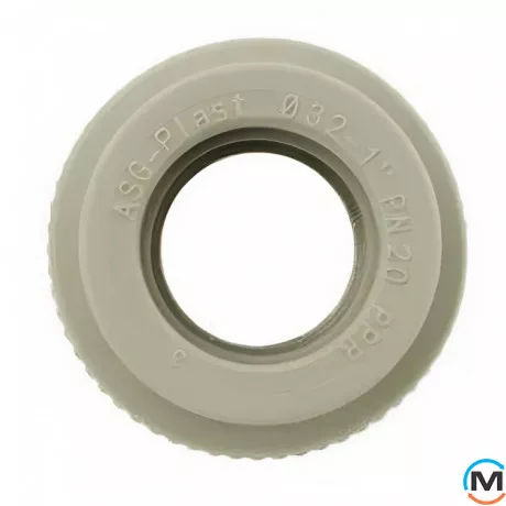 Муфта ППР (Сірий) 90х3" ВР ASG, фото , зображення 3