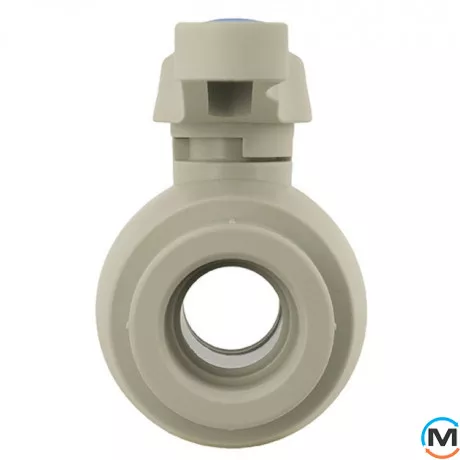 Кран ППР кульовий ASG 20 (Білий), Діаметр (мм): 20, фото , зображення 3