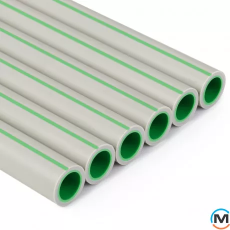 Труба ПН 20 ППР (Сірий) 90х15 ASG PROFI, Тип труби: Без армування, Колір: Сірий, Призначення труб: Водопостачання, Діаметр (мм): 90, фото 