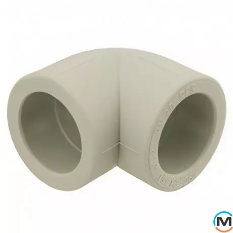 Коліно ASG 90*х90 ППР (Сірий), Діаметр (мм): 90, Кут: 90, фото 