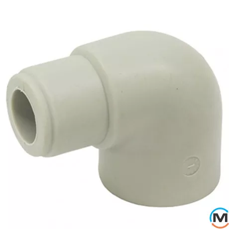 Колено ASG внутреннее/наружное 90*х25 ППР (Серый), Диаметр (мм): 25, Угол: 90, фото 